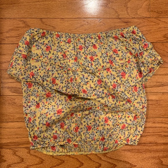 Planet Blue Tops - Planet Blue Floral Tube Top